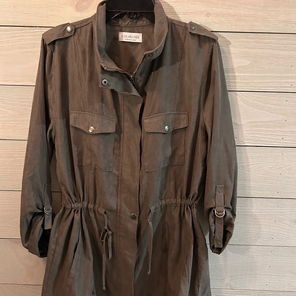 Material Girl Khaki Utility Jacket